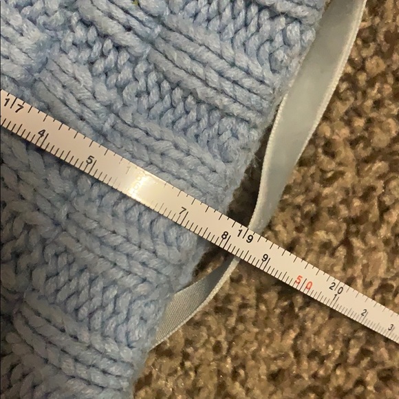 Light Blue Crop Sweater - Picture 7 of 7